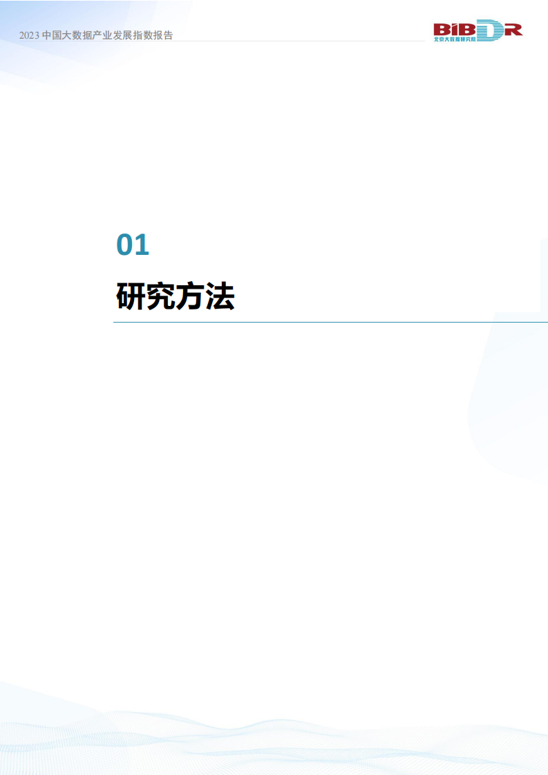 北京大数据研究院：2023中国大数据产业发展指数报告 第5页