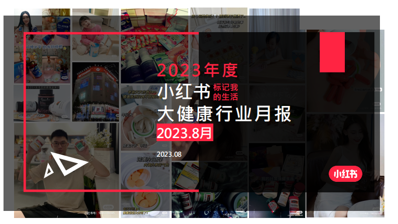 小紅書：小紅書2023年8月大健康行業月報