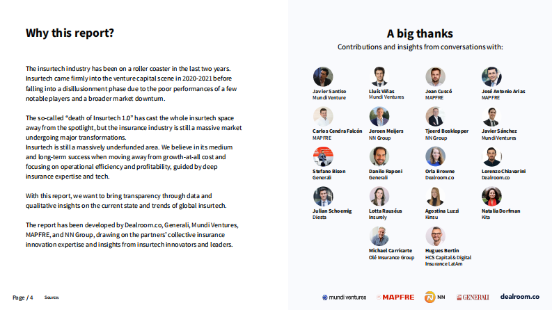 Dealroom：2023年全球保险科技报告（英文） 第4页