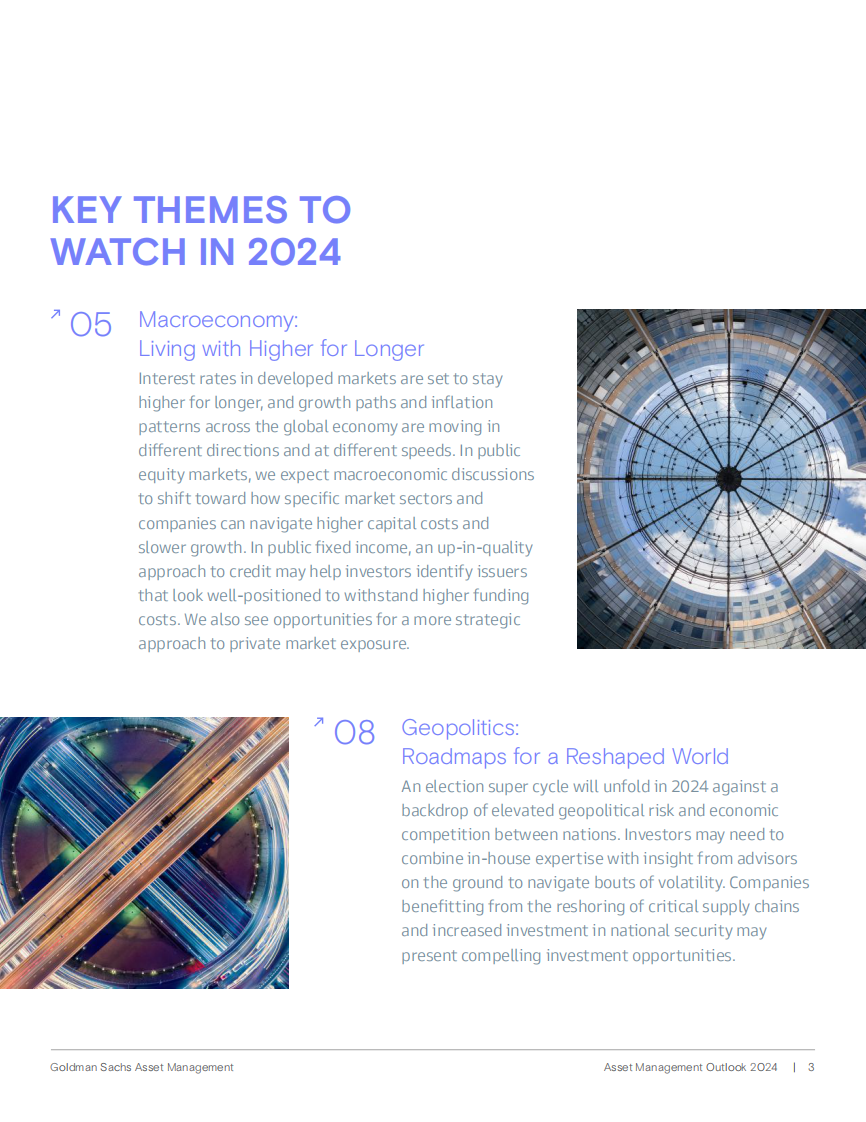 高盛2024年资产管理展望：拥抱新现实（英） 第3页