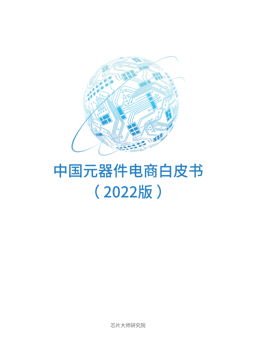 芯片大师研究所：2022中国元器件电商白皮书 第1页