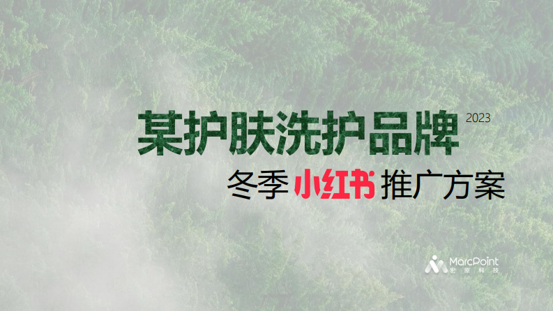 2023某護(hù)膚洗護(hù)品牌冬季小紅書(shū)推廣方案
