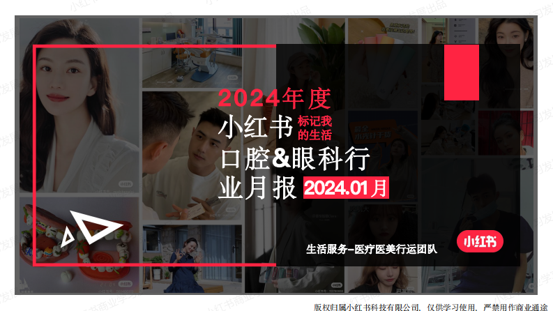 小紅書：小紅書2024年1月口腔&眼科類月報(bào)