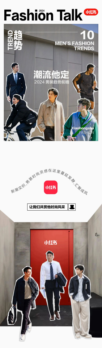 小紅書：2024男裝趨勢前瞻報告