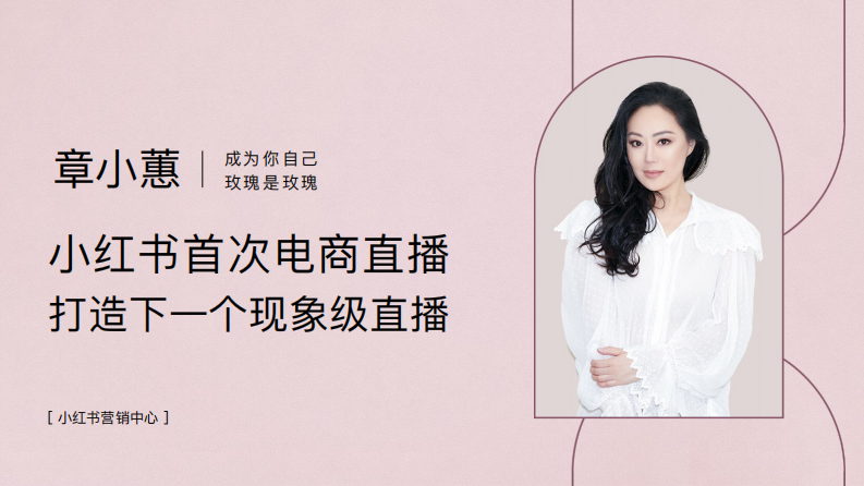 2023章小蕙小紅書直播營銷方案