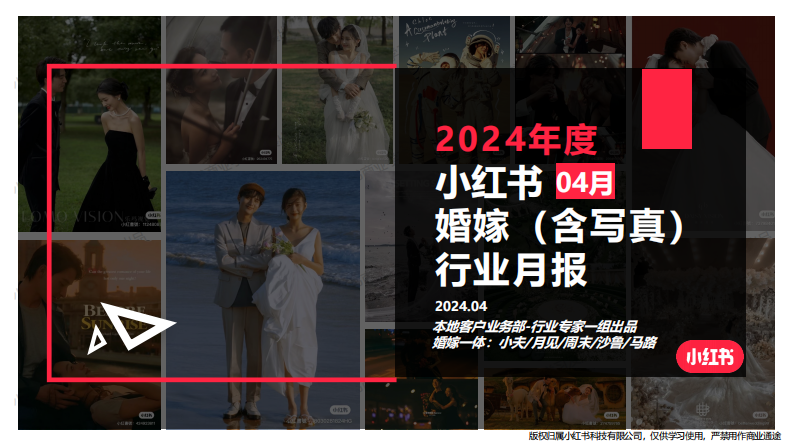 小紅書-2024年婚嫁行業（含寫真） 月報（4月）