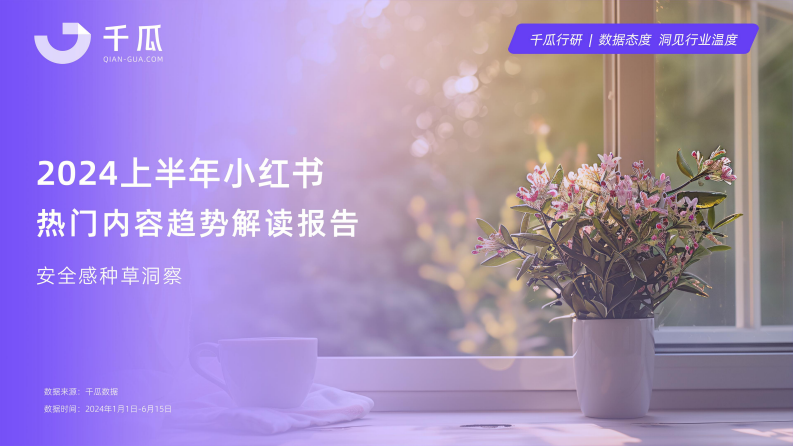 千瓜數據：2024上半年小紅書熱門內容趨勢解讀報告
