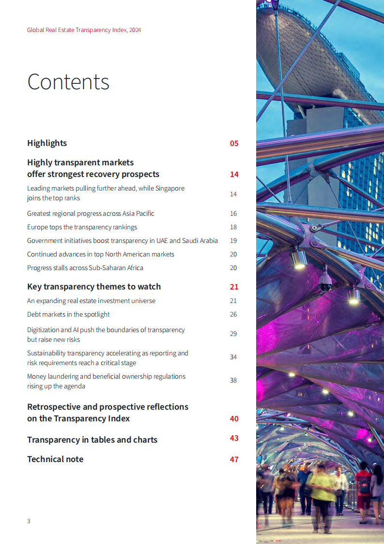 2024年全球房地产透明度指数报告：转型时期的透明度（英文） 第3页