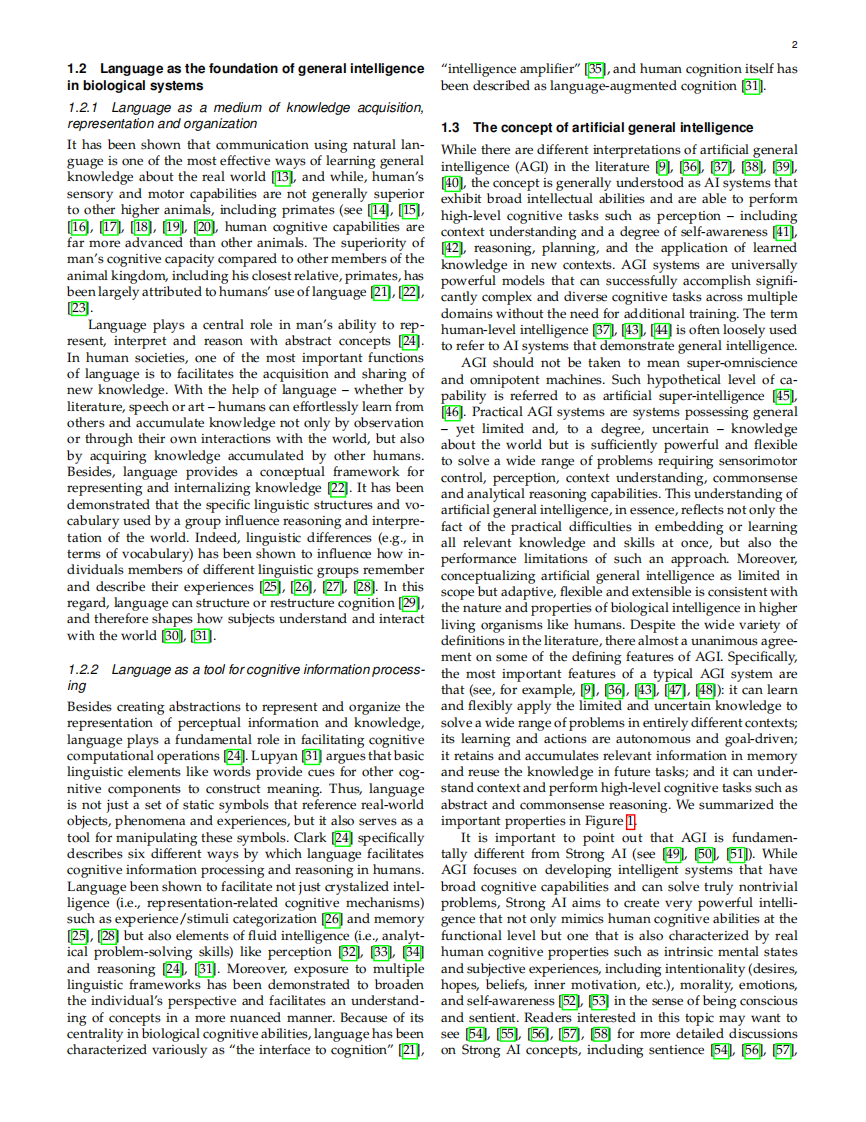 通用人工智能 (AGI) 的大型语言模型：基础原理和方法的综述（英文） 第2页