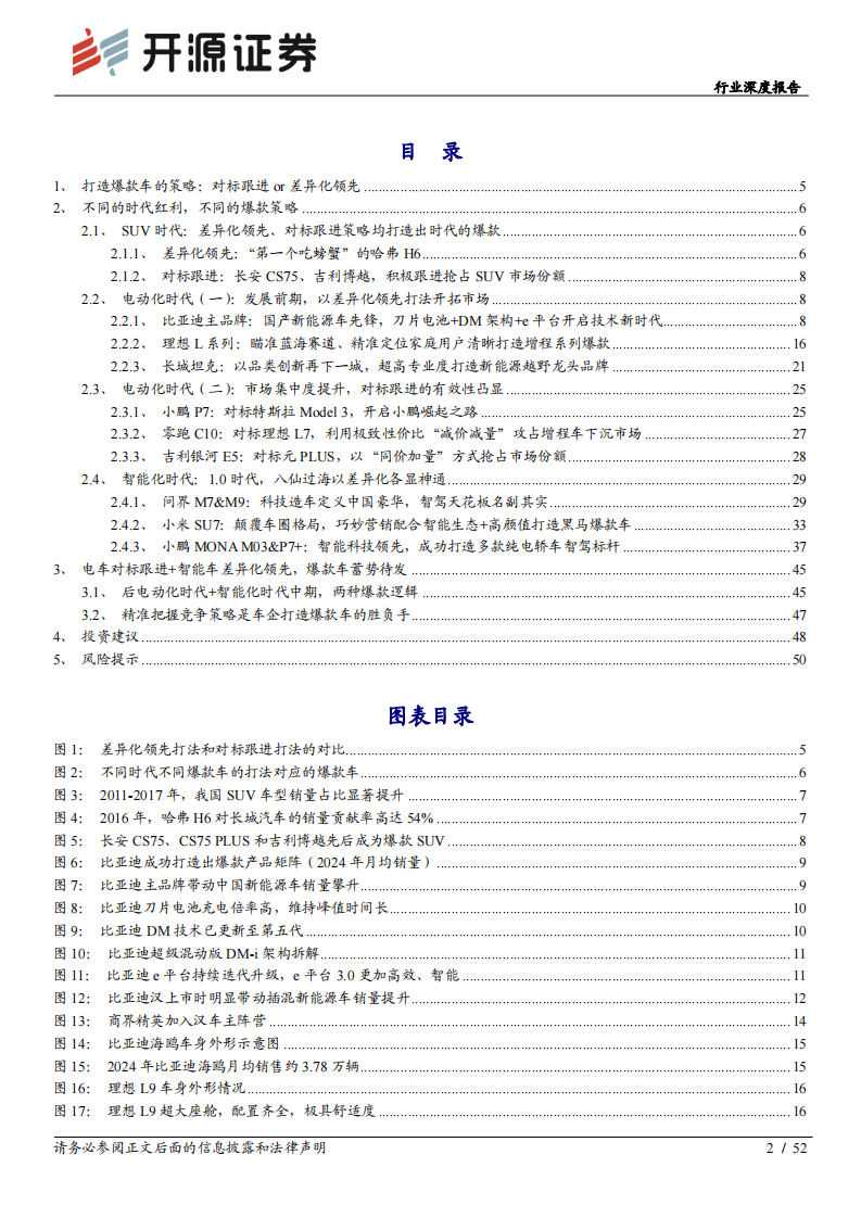 乘用车行业深度报告-爆款车系列（二）-爆款车的打法浅析 第2页