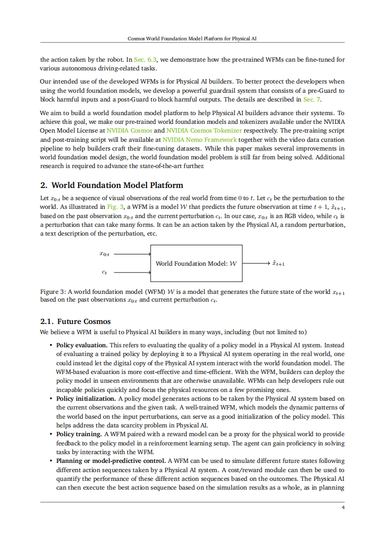 英伟达Cosmos世界基础模型平台：物理人工智能研究报告（英文） 第4页