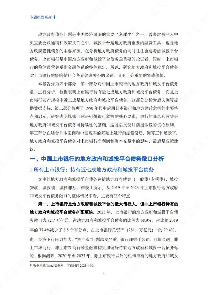 地方政府和城投平台债务对上市银行的影响测算 第5页