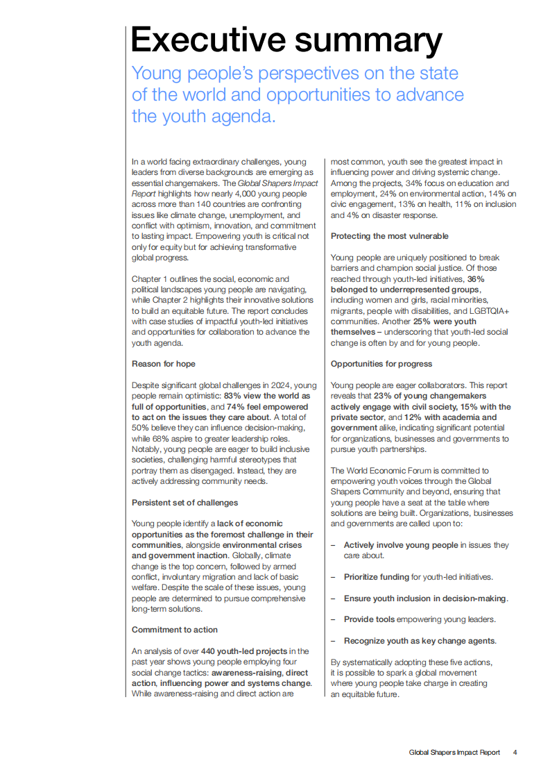 2025年全球杰出青年影响力报告（英文） 第4页