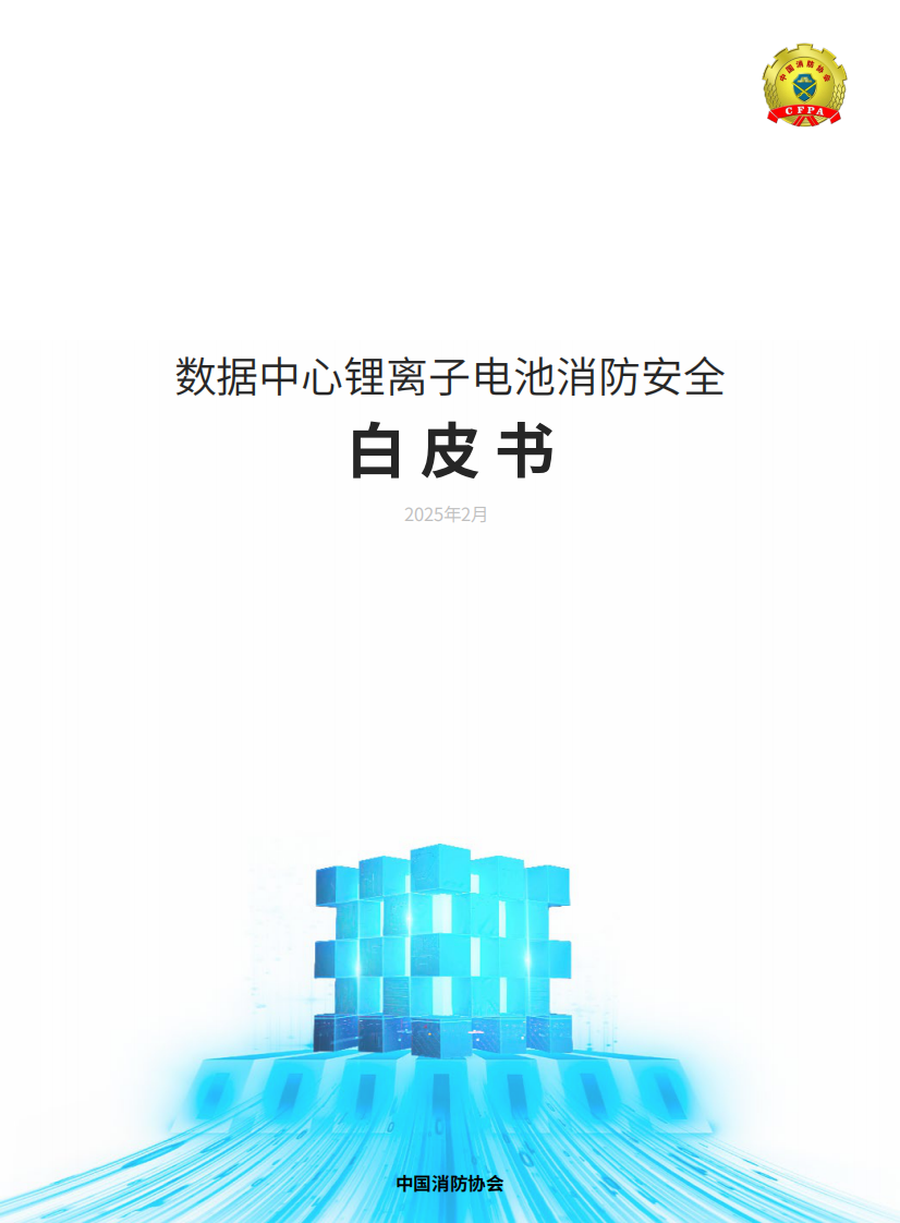 2025年数据中心锂离子电池消防安全白皮书 第1页