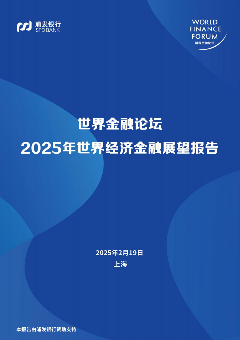 2025年世界经济金融展望报告 第1页