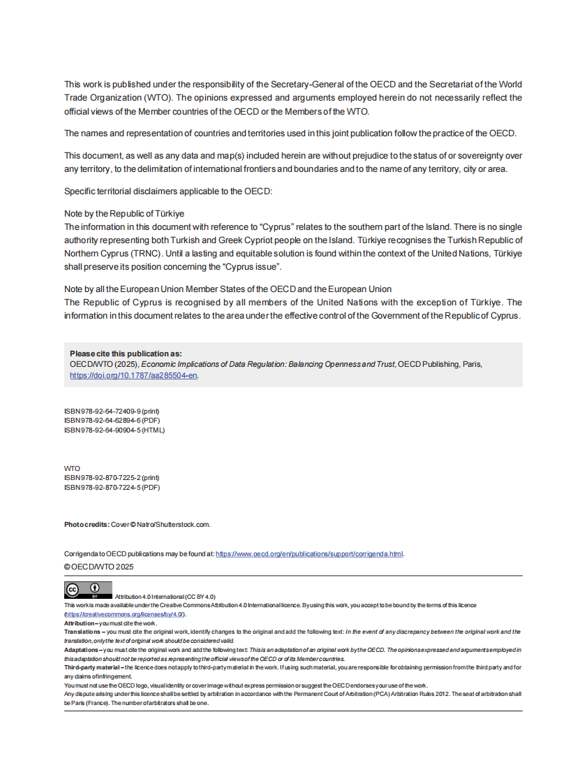 数据监管的经济影响：平衡开放与信任（英文） 第4页