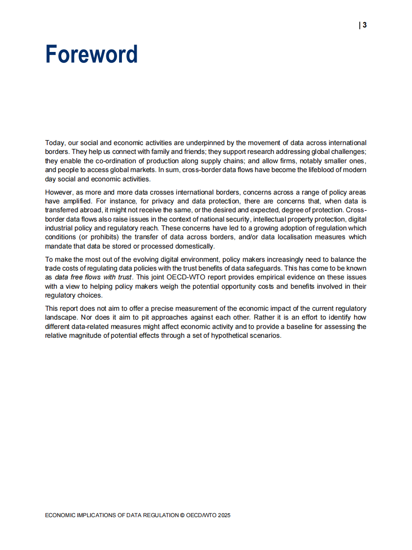 数据监管的经济影响：平衡开放与信任（英文） 第5页