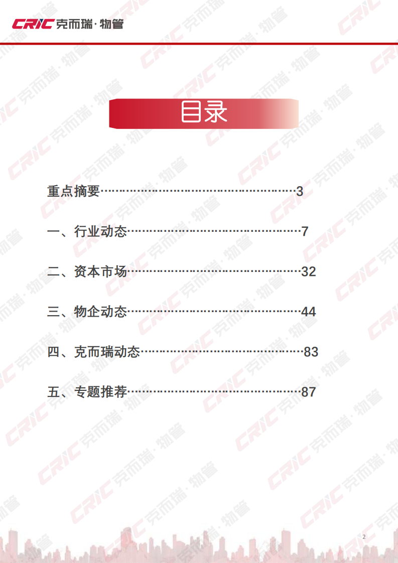 【克而瑞物管】2025年2月全国物业管理行业月度报告 第2页