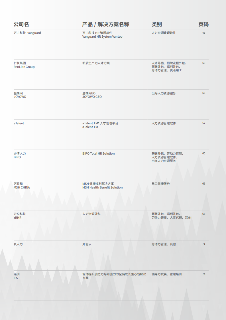 2025年中国市场主流人力资源创新产品、解决方案集锦与速查手册 第3页