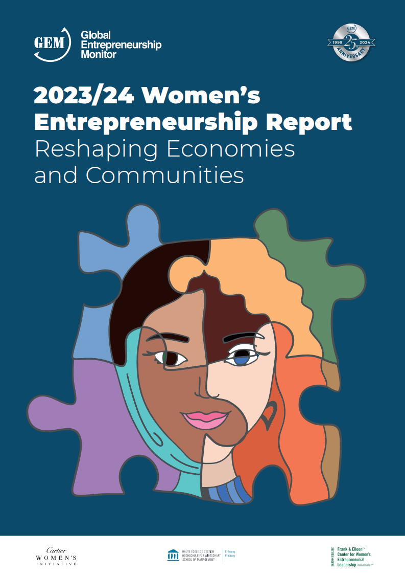 2023-2024年全球女性创业观察报告：重塑经济与社区 第1页