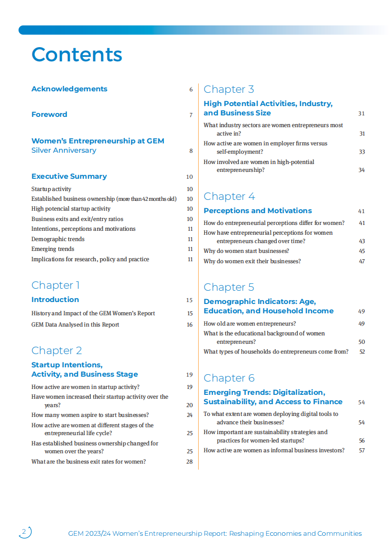 2023-2024年全球女性创业观察报告：重塑经济与社区 第4页