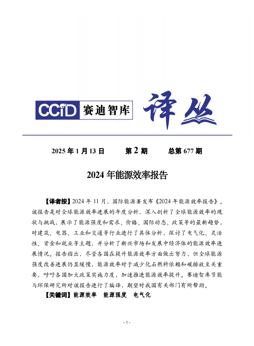2024年能源效率报告 第1页