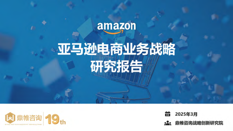 2025年亚马逊电商业务战略研究报告 第1页