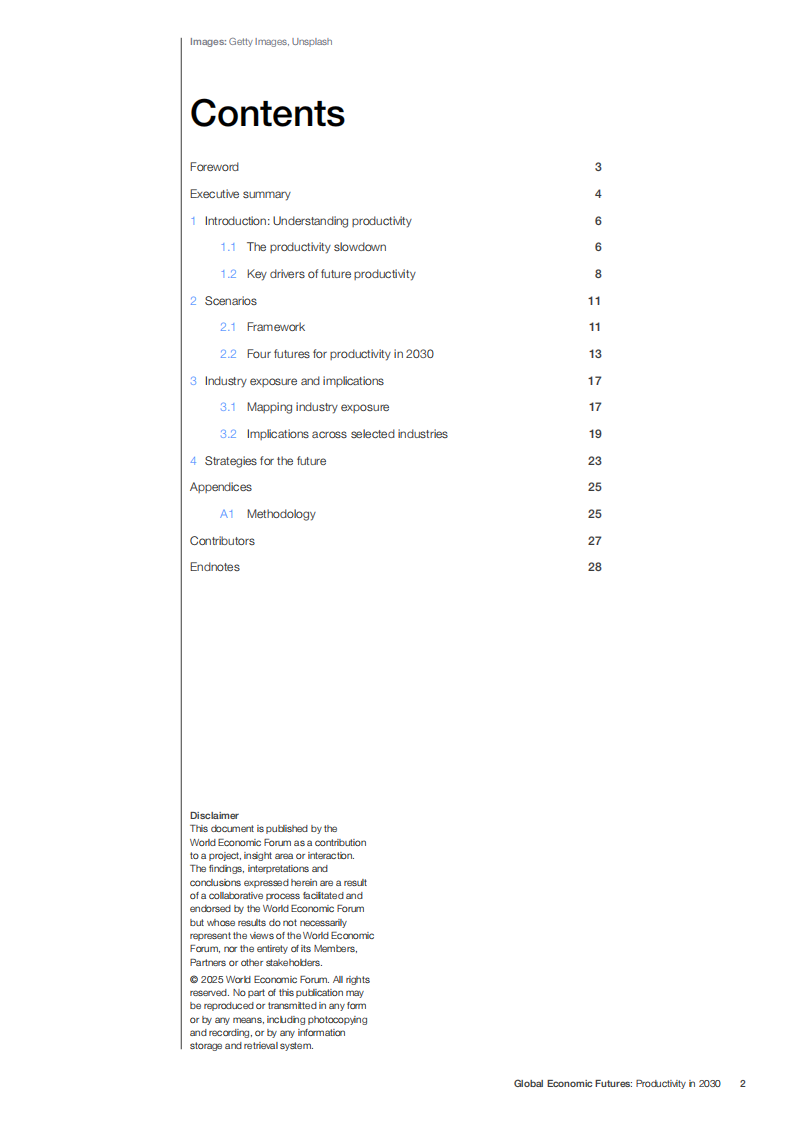 2030年全球生产力展望报告（英文） 第2页