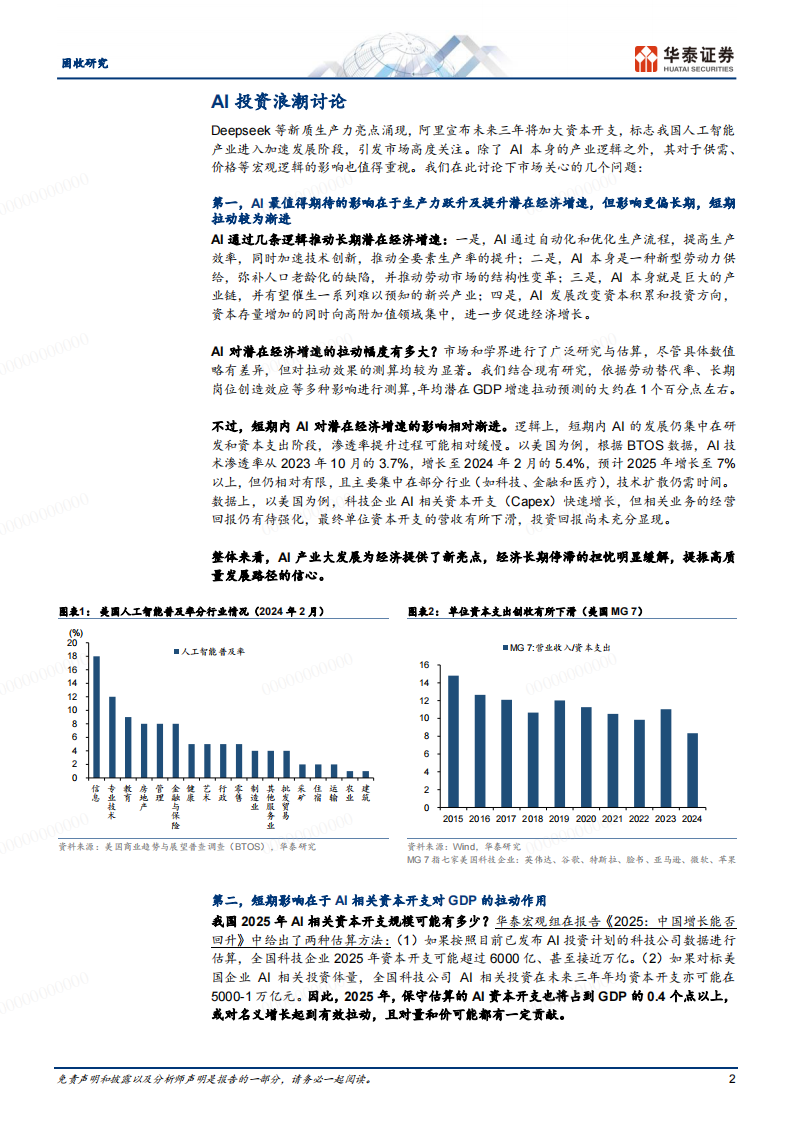 固收专题研究-AI投资：日渐清晰的基本面亮点 第2页