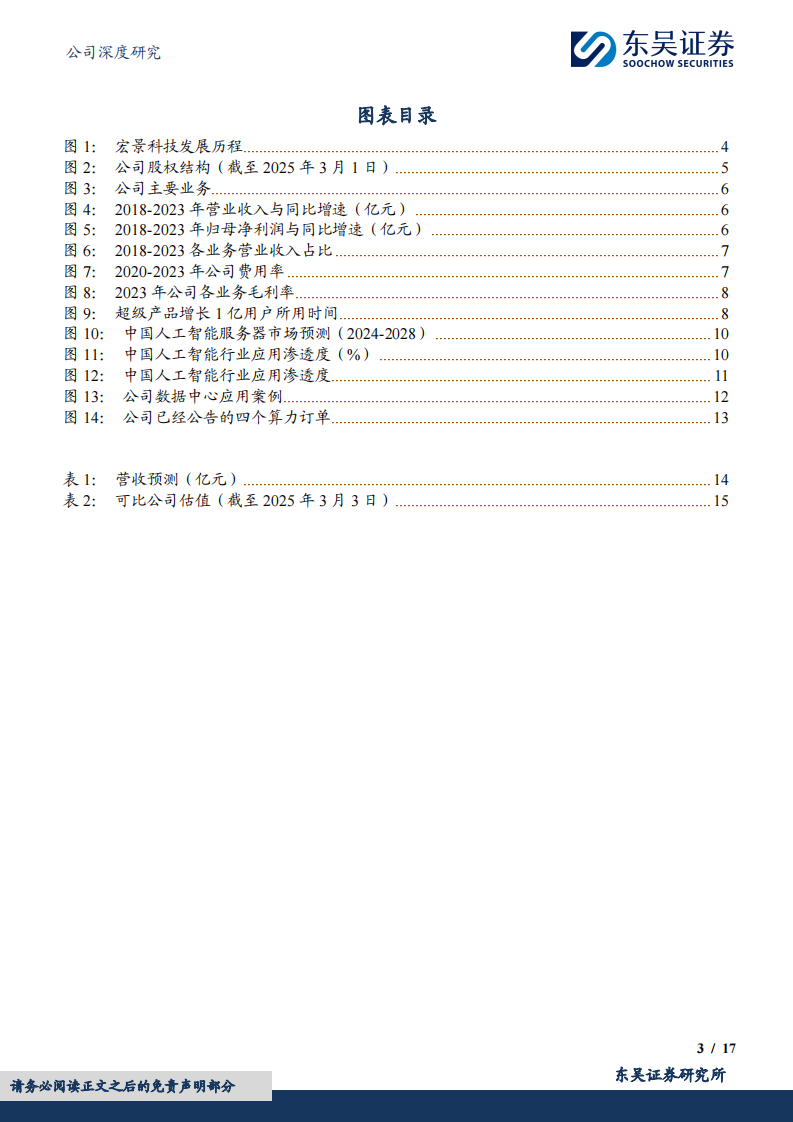 宏景科技(301396)算力服务新秀，乘AI基建之风 第3页