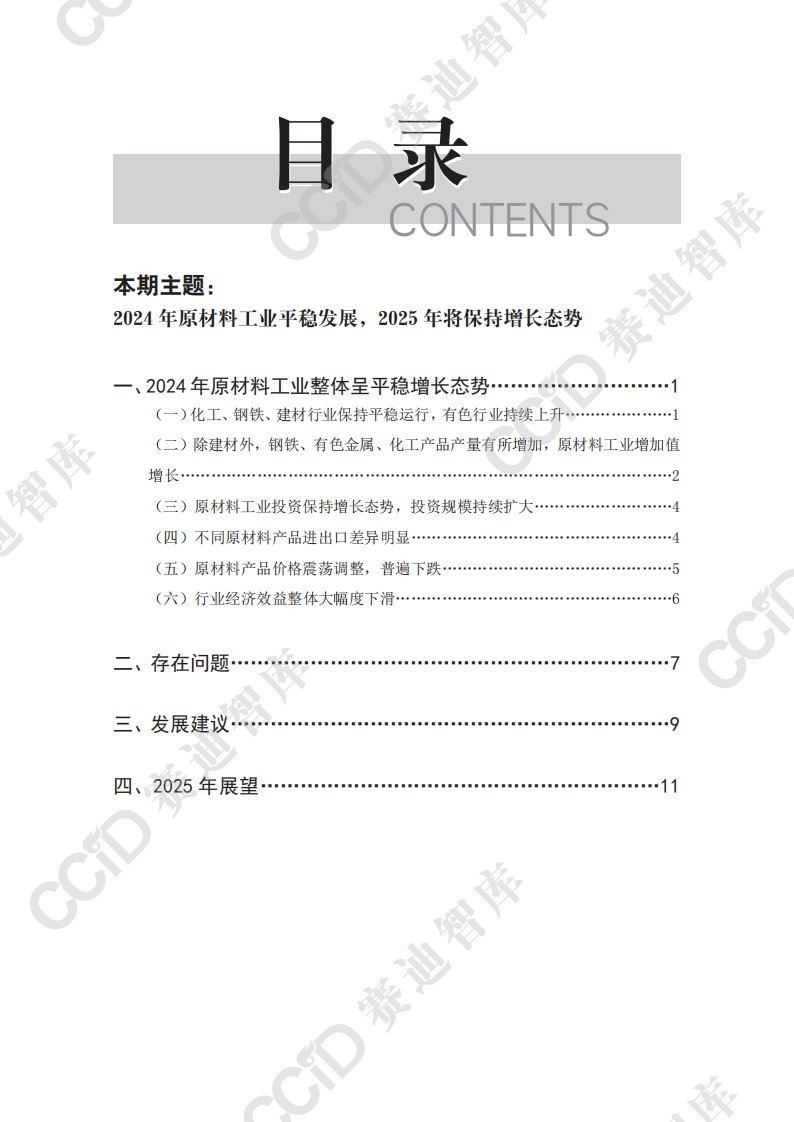 材料工业研究2025年：2024形势分析以及2025展望 第4页