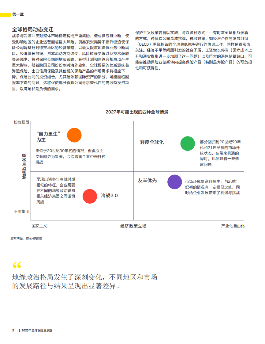 安永：2025年全球保险业展望 第5页