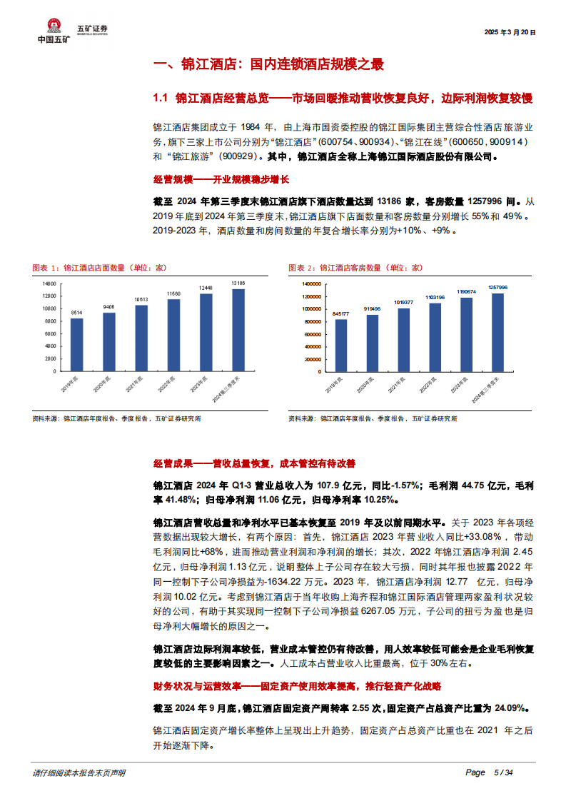中国酒店行业格局分析：盈利为王，效率为先 第5页