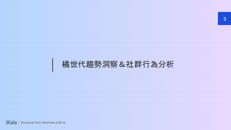 2024年橘世代保健网红行销洞察报告书 第3页