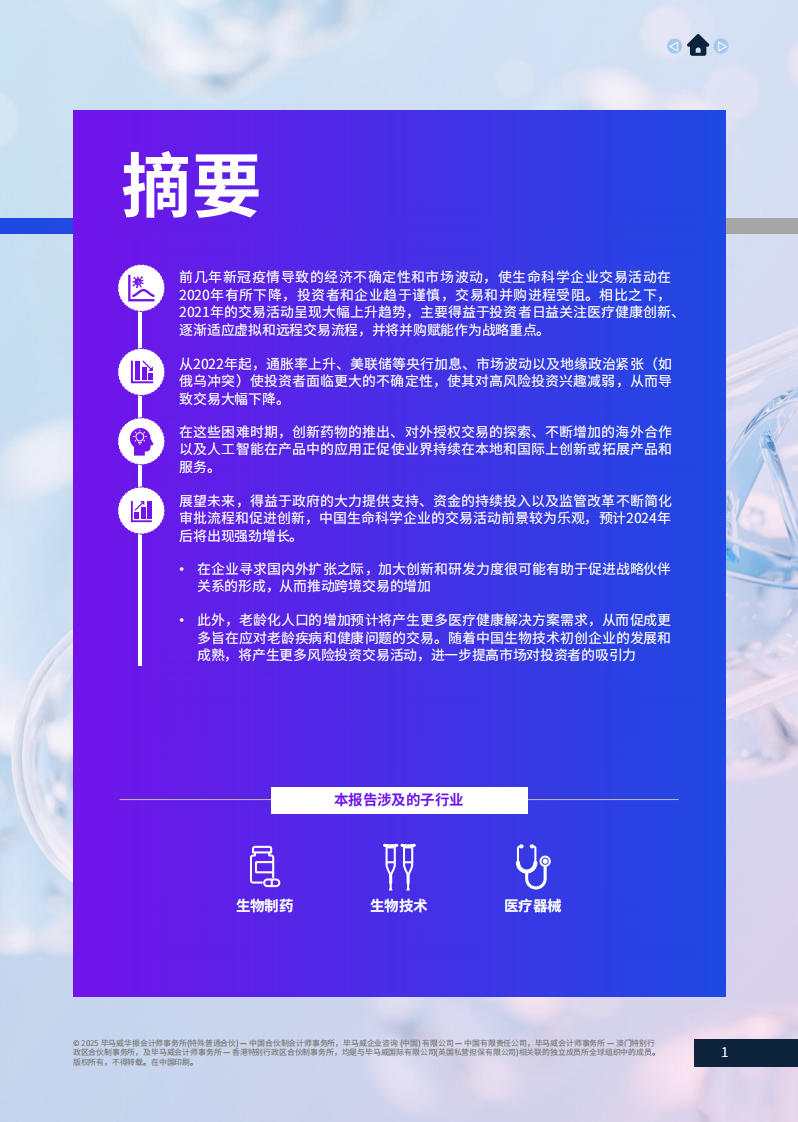 2025年中国生命科学行业概览及未来展望 第2页