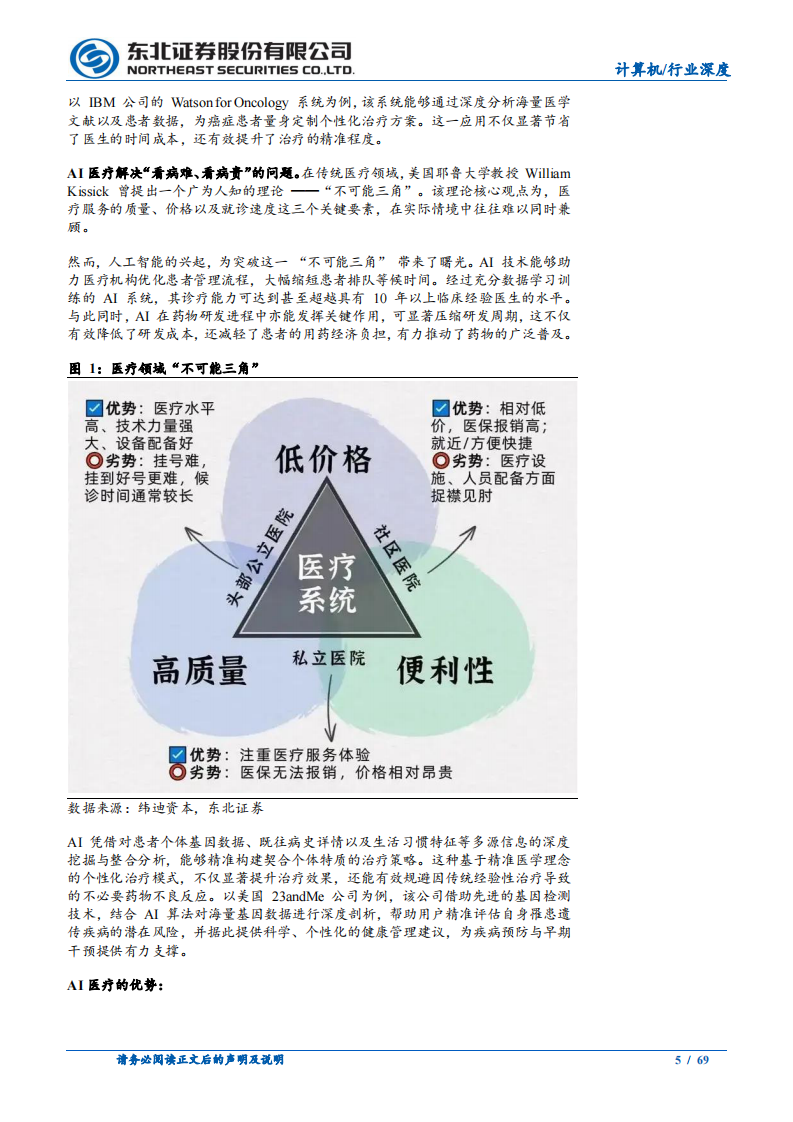 医疗是AI的重点落地场景，&ldquo;AI 医疗&rdquo;将重塑行业生态 第5页