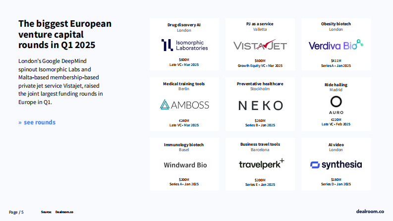 2025年第一季度欧洲科技投资报告 第5页