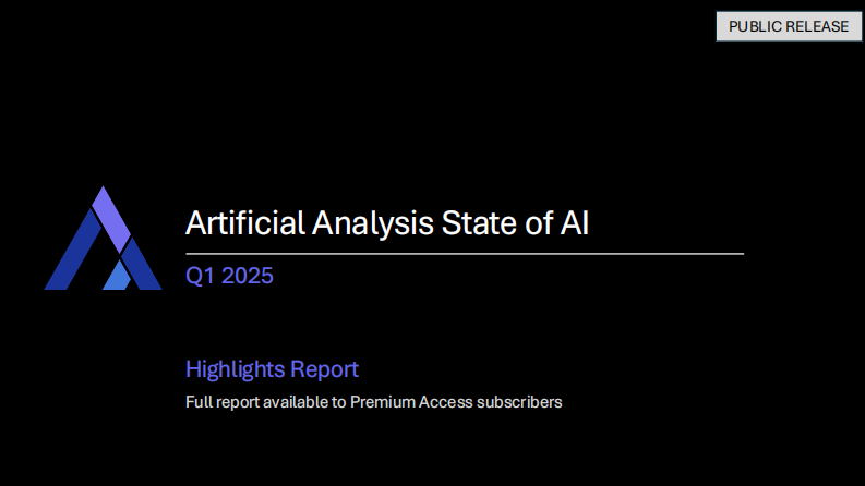 2025年第一季度全球人工智能状况报告 第1页