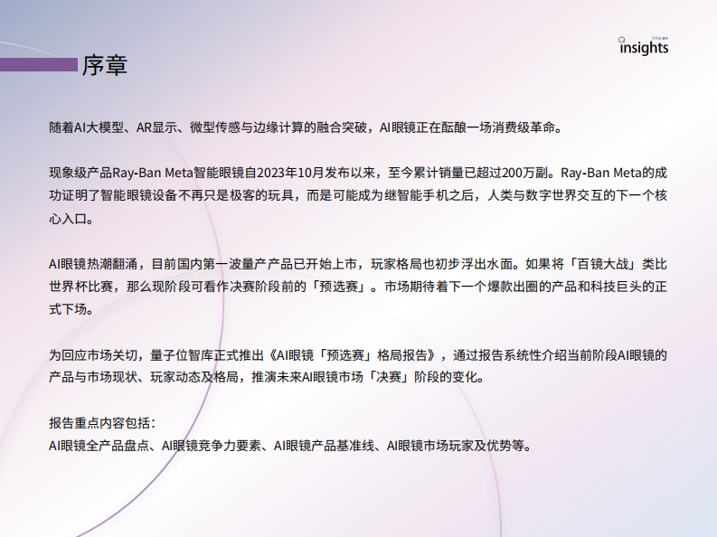 AI眼镜「预选赛」格局报告 第3页