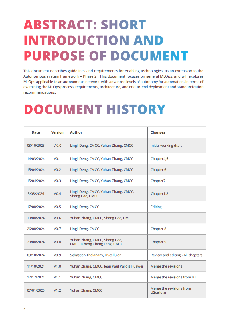 2025高阶自智网络的模型研发运营一体化管理白皮书（英文） 第3页