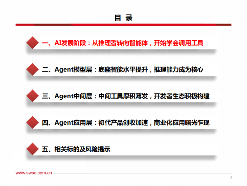 AI专题&middot;Agent：智能体基建厚积薄发，商业化应用曙光乍现-西南证券 第3页