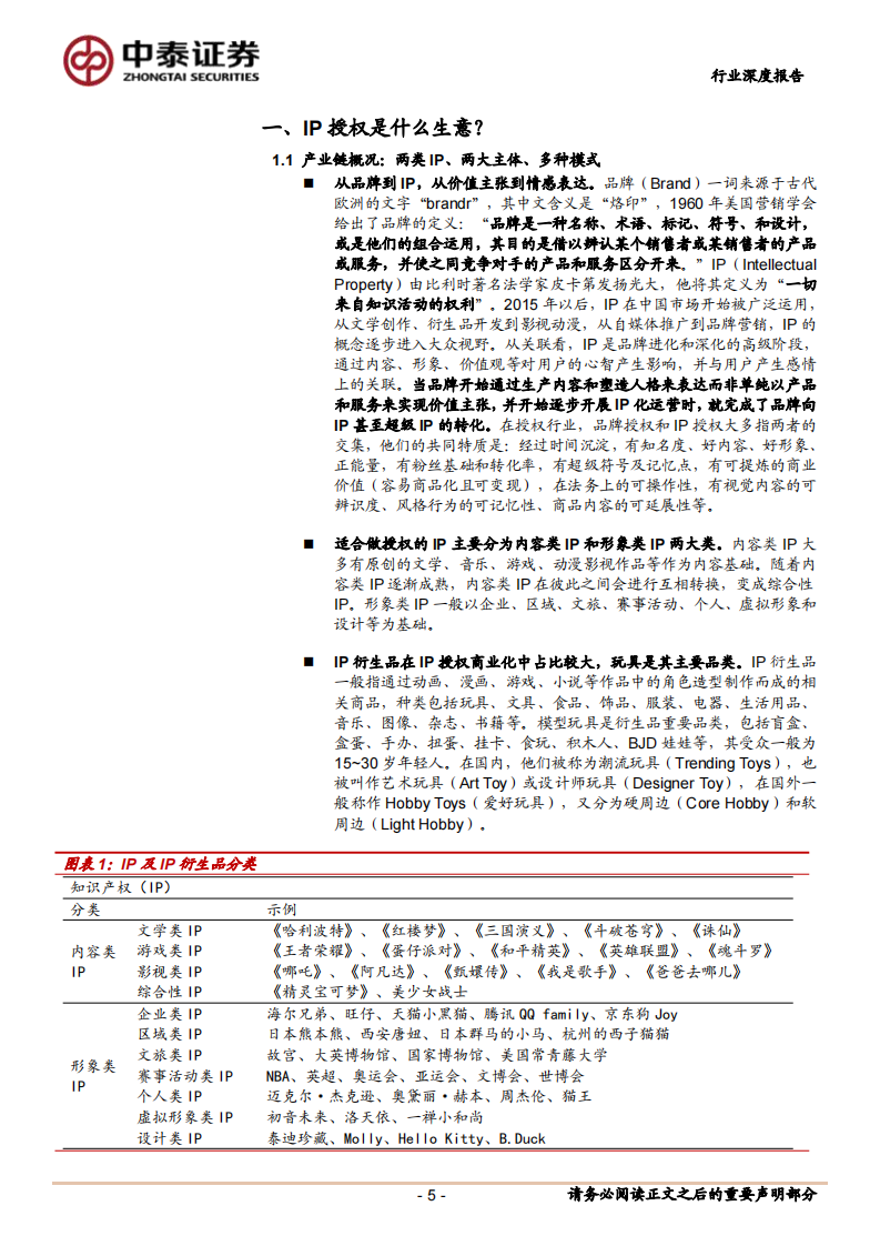 IP行业深度报告：解构IP商业化，内容、场景与消费的三元共振-中泰证券 第5页