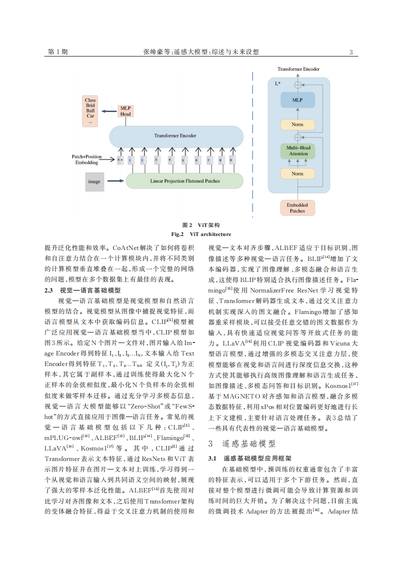 遥感大模型：综述与未来设想 第3页