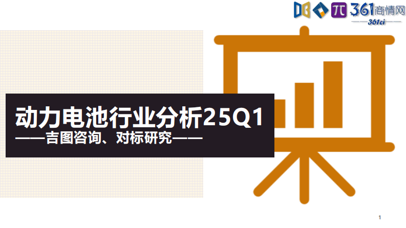 2025年Q1动力电池行业分析报告 第1页