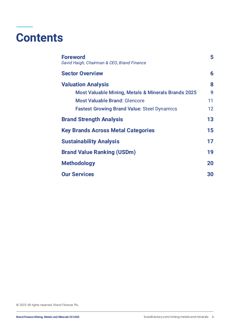 2025年采矿、金属和矿物品牌50强（英文） 第3页