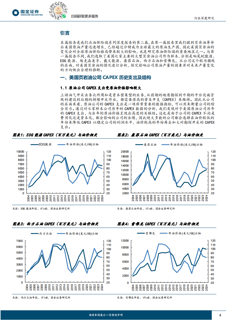 石油供给深度（二）-美国主要页岩油公司的表现与展望 第4页