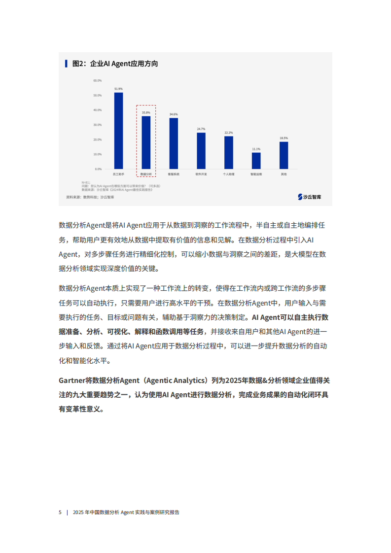2025年中国数据分析Agent实践与案例研究报告 第5页