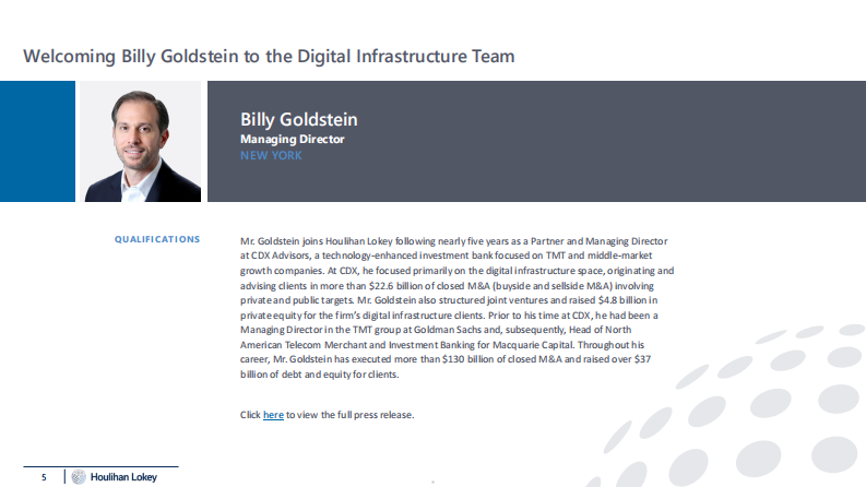 2025年第一季度全球数字化基础设施行业更新报告（英文） 第5页