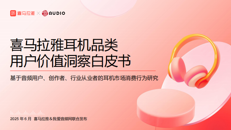喜马拉雅耳机品类用户价值洞察白皮书 第1页
