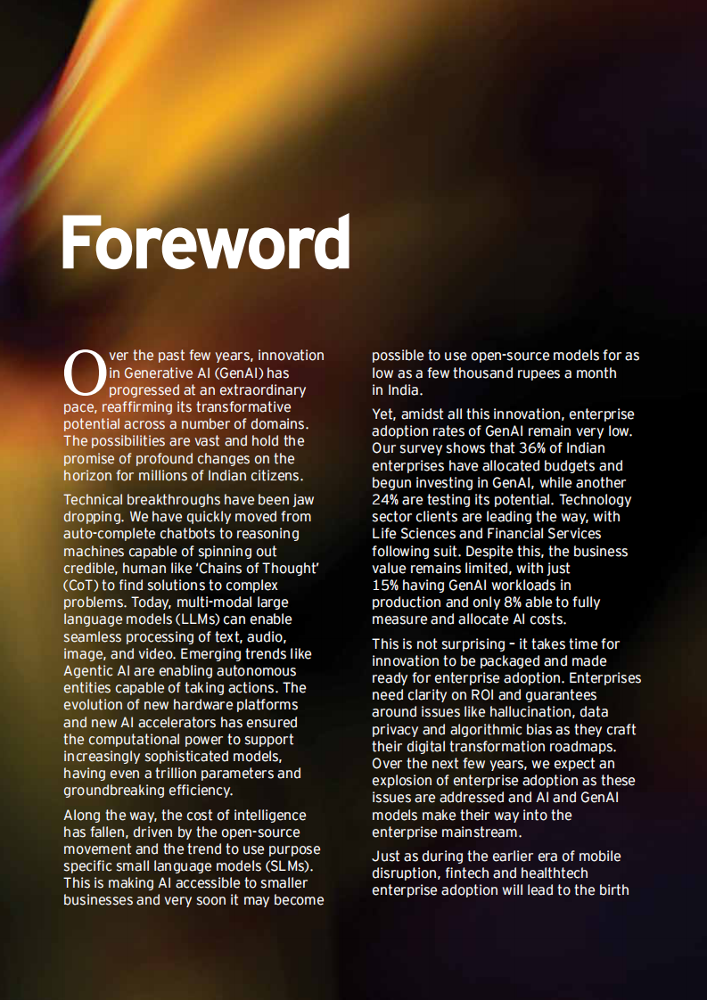 2025印度AI愿景：生成式AI助力生产力提升（英文） 第4页